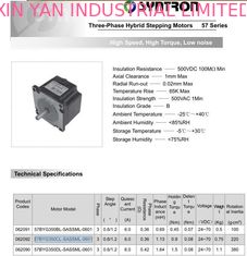 China China syntron Three-Phase Hybrid Stepping Motors 57 Series,57BYG350BL-SASSML-0601,57BYG350CL-SASSML-0601 supplier