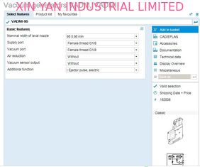 China Original Festo  VADMI-95，162508 including coil supplier