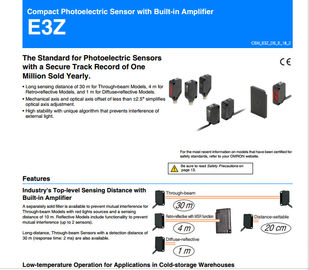 sensor E3Z E3Z- E3Z/ E3Z-LS63 0.5M BY OMS OMRON Photoelectric switch New and orignal with best price omron switch. supplier